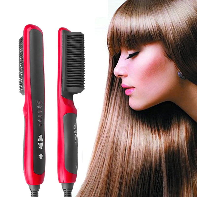 SmartBrush® - Alisadora e Modeladora Profissional Digital Bivolt - Frete Grátis