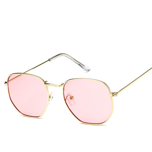 Óculos de sol vintage para mulheres, óculos espelhado, lentes coloridas,  marca de moda feminina, óculos de sol, designer - AliExpress